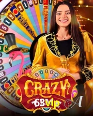 Crazy Time live game no 63vip cassino com entretenimento ao vivo para jogadores do Brasil