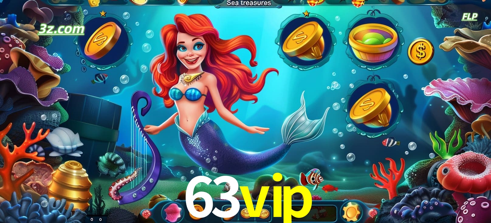 63vip slots Sea Treasures cassino online com prêmios